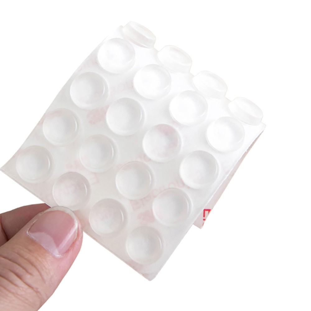 Kitchen Door Domed Anti Slam Cabinet Cupboard Protector Soft Silicone Buffer Pad