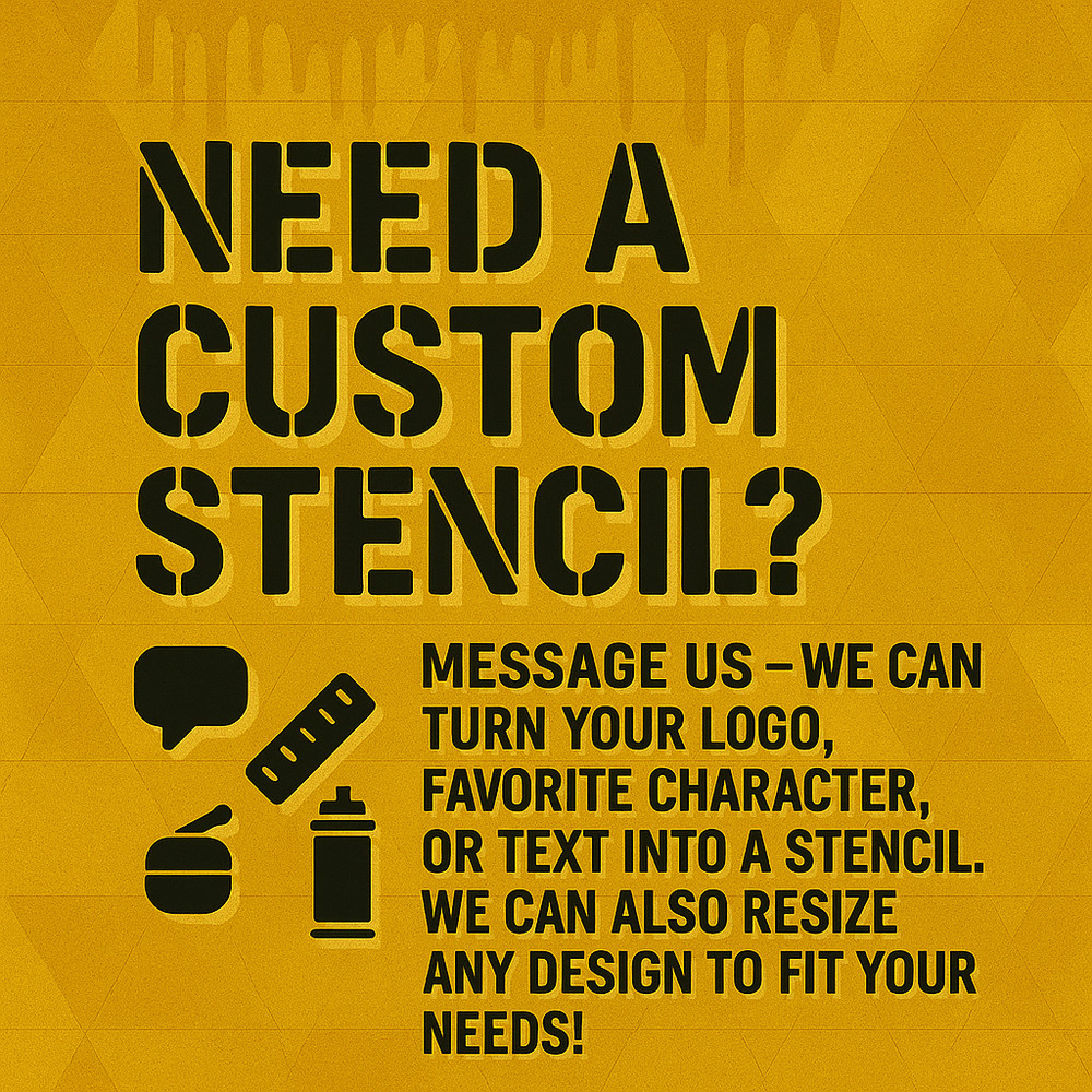 Ornamental Scroll Stencil - Decorative Pattern 10 Mil Mylar Template