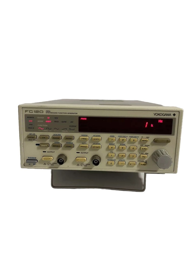 YOKOGAWA FG120 2MHz SYNTHESIZED FUNCTION GENERATOR 7060 12