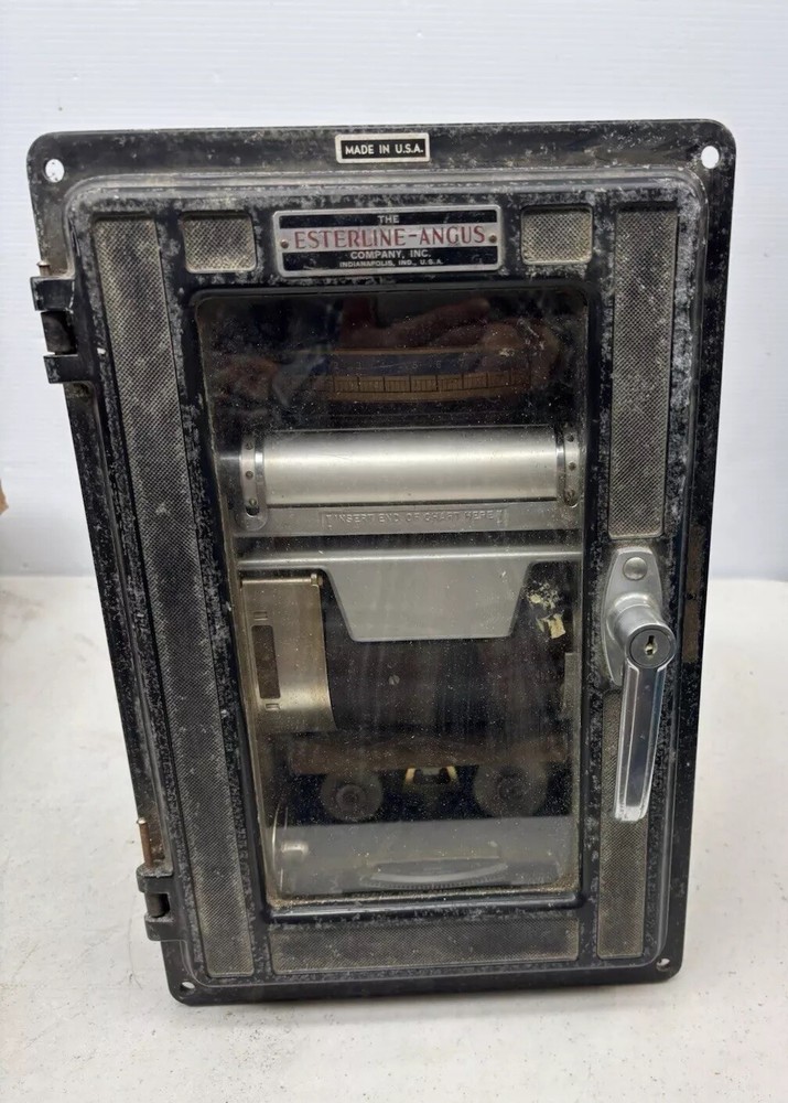 VINTAGE Esterline Angus Graphic Voltmeter Analog Recorder