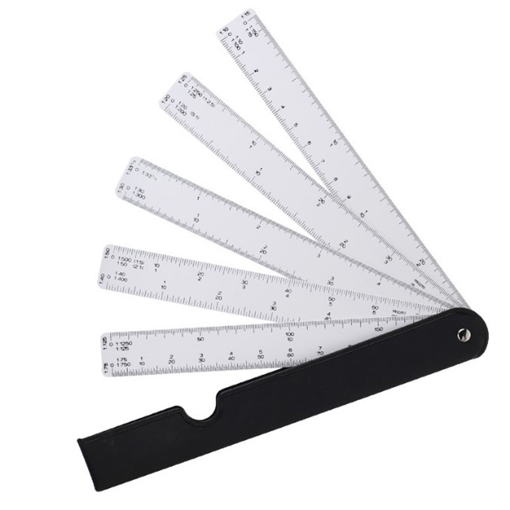 Scale Ruler Shape Multifunctional Parts Replacement Ruler Scale Shape Tools