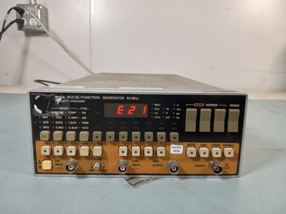 HP 8116A Pulse Function Generator 50MHz