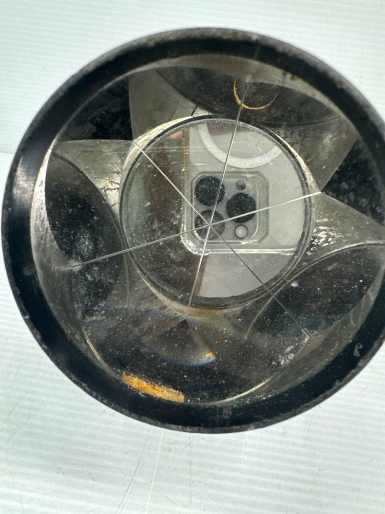 Blinking Flashing Strobe Prism with Holder Black