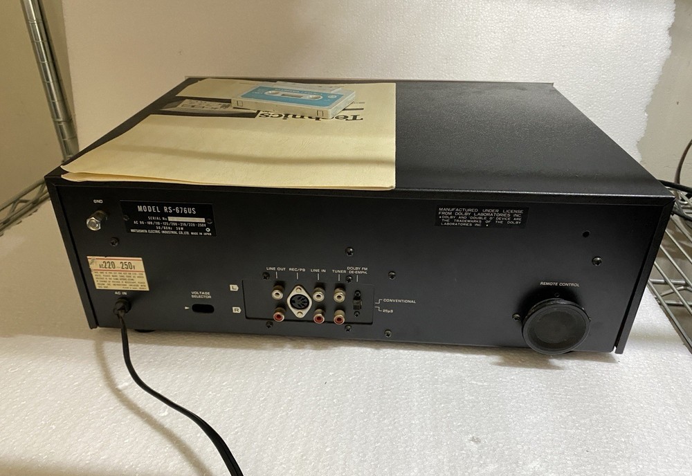 Technics RS-676US Stereo Cassette Deck