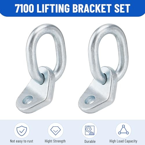 7100 Lifting Bracket Set 17700 lb Engine Lift Bracket, Forging Process, 2 Pack