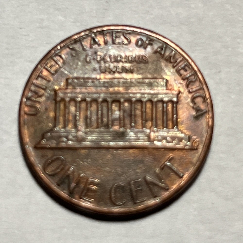 1983 Penny Error Die Crack Through TRUST & Strike Though Grease