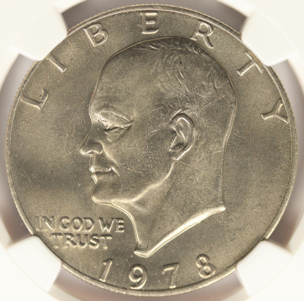 1978 $1 Eisenhower Dollar NGC MS66