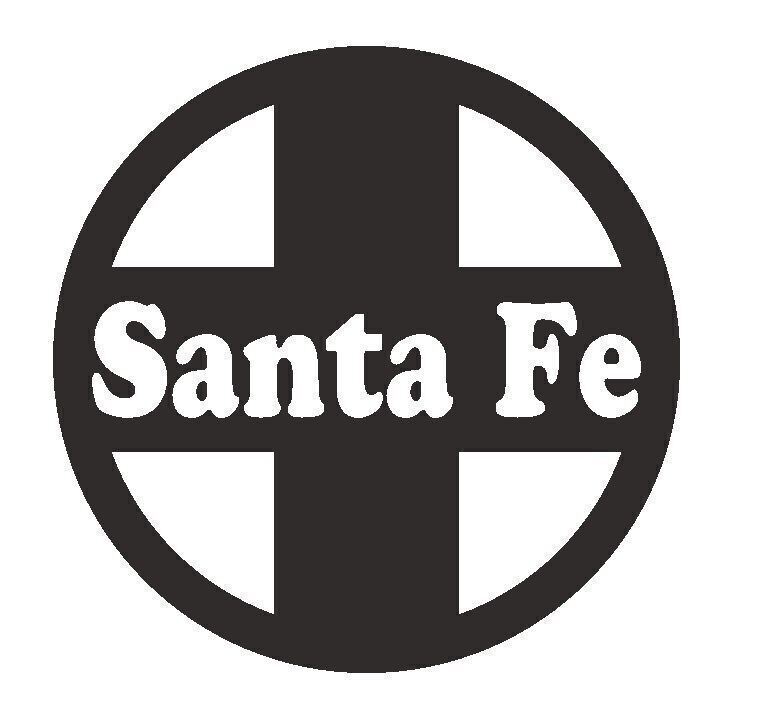 Santa Fe Railroad Railway Train Sticker Decal
