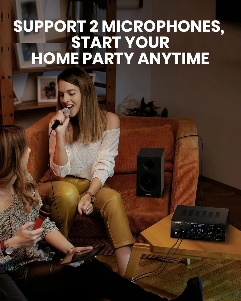 Bluetooth Stereo Receiver with EQ Controls