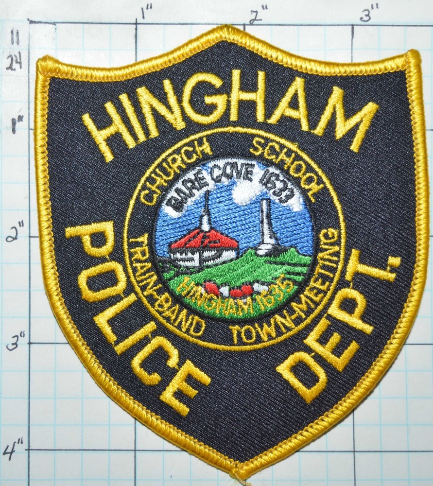 MASSACHUSETTS, HINGHAM POLICE DEPT SCENIC PATCH