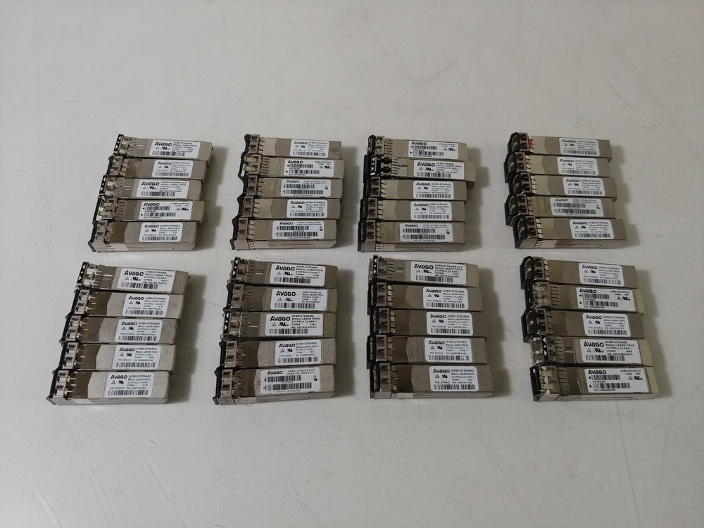 Avago Assorted SFP Transceiver Modules Lot Of 40