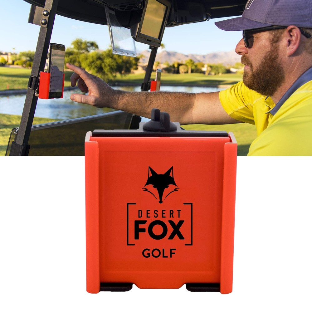DESERT FOX GOLF - Phone Caddy - Red Medium to Large,