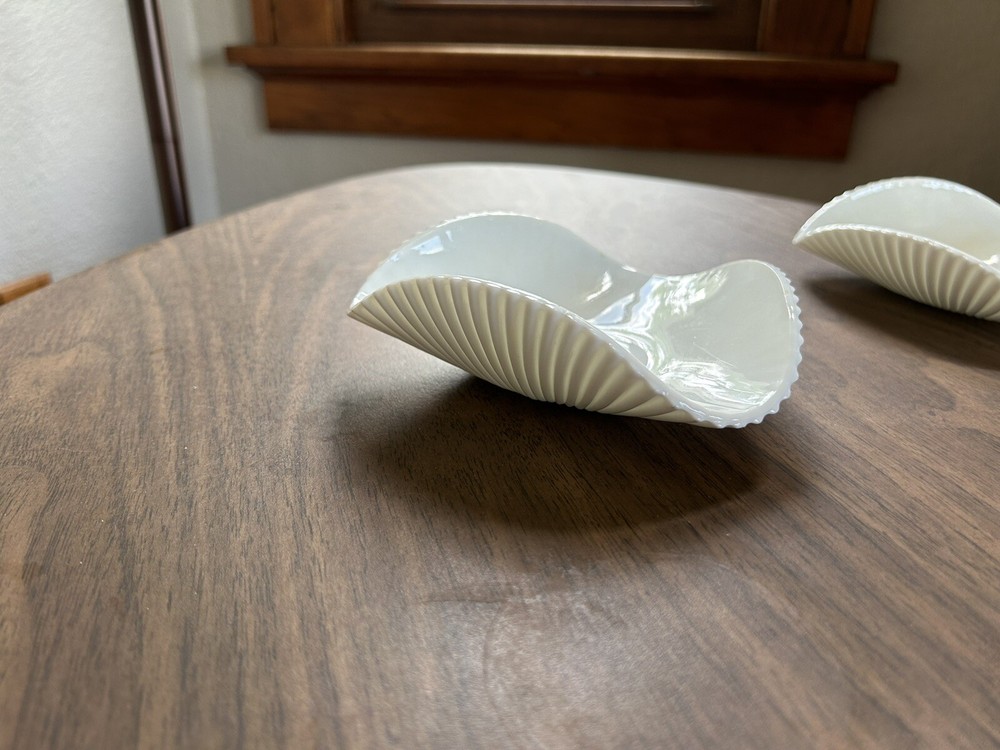 Milk Glass Dish Set