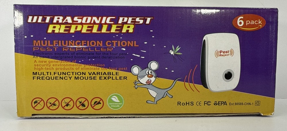 WahooArt ✨Ultrasonic Pest Repeller✨ 6 Pack!