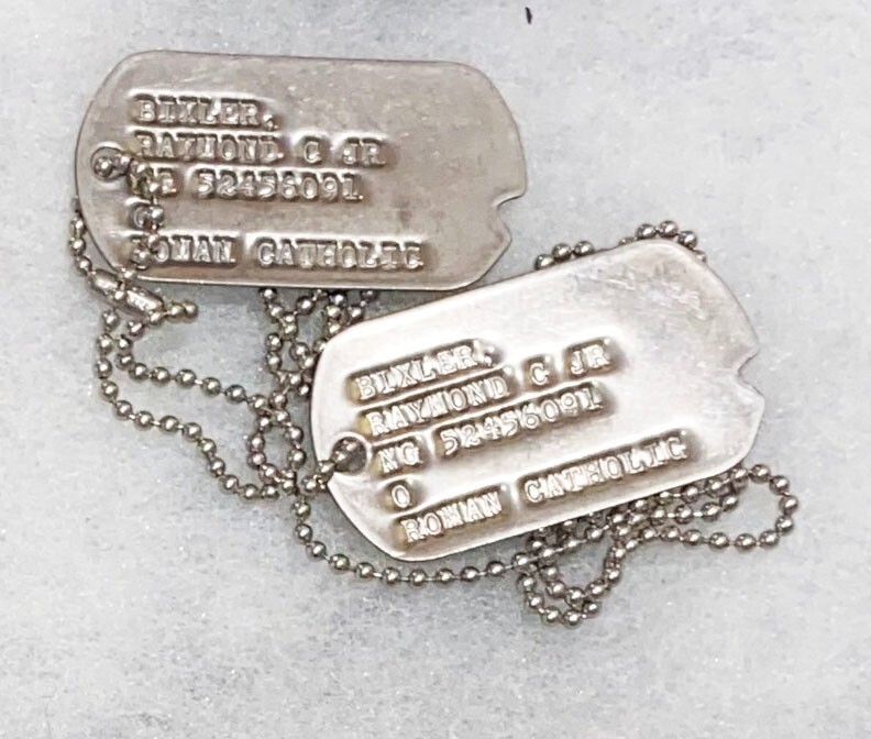 Raymond Bixler Dog Tag Set
