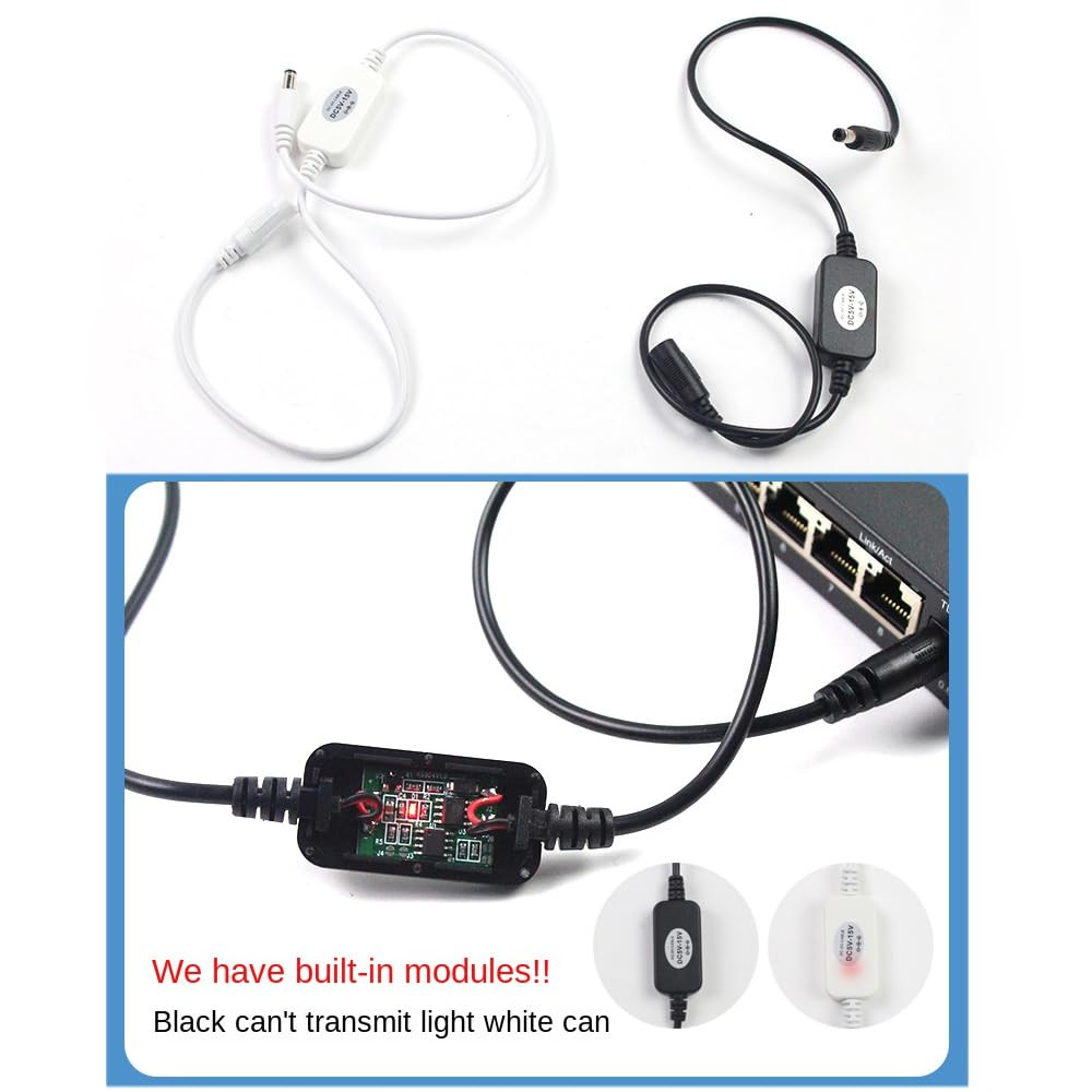 2 Pack Router Rebooter Automatically Reboots DC Cable 5.5Mm X 2.1Mm Plug Program