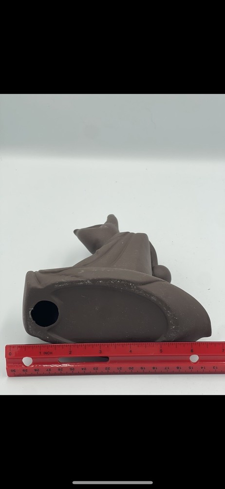 Ceramic Hand Backflow Incense Burner Sculpture 8" Tall Pre-owned