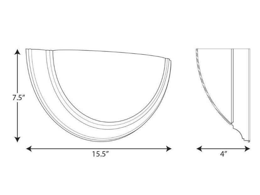 Progress Lighting Eclipse LED Brushed Nickel LED Wall Sconce P710090-009-30