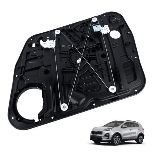 82471-D9010 Front Driver Side Power Window Regulator with Panel Without Left