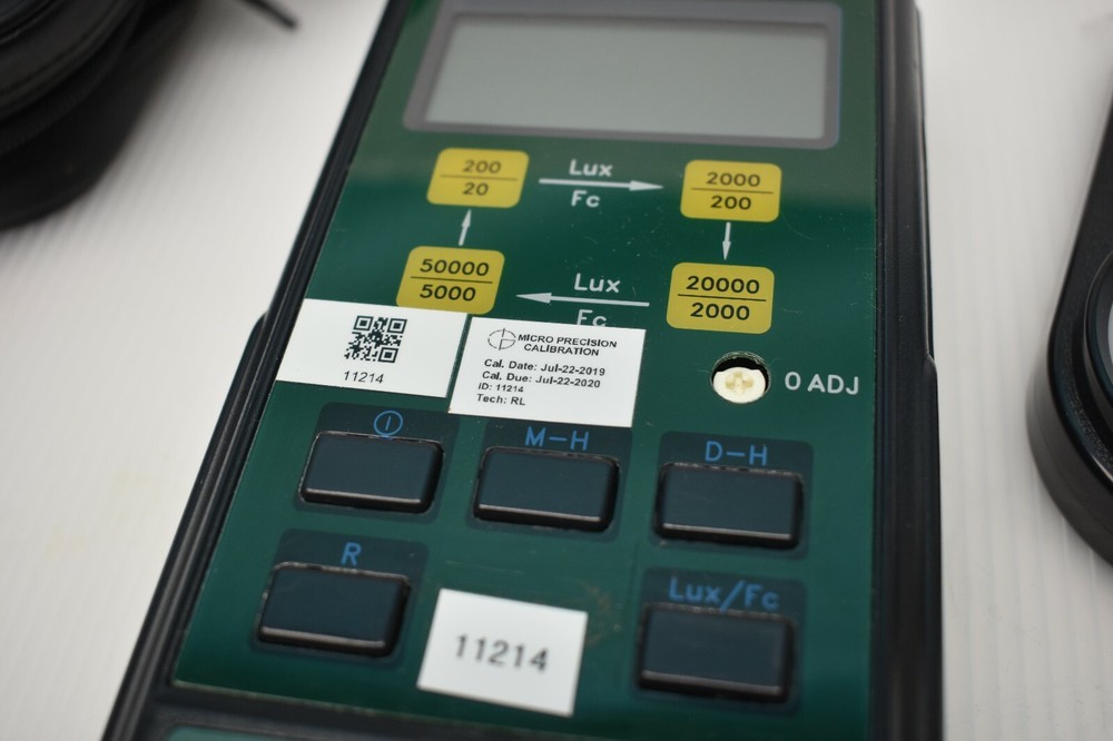 USED GREENLEE DIGITAL LIGHT METER 93-172 WITH CASE