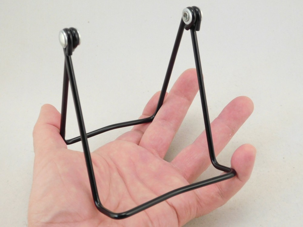Easel Display Stand Adjustable Black Color Medium Sized Vinyl Coated
