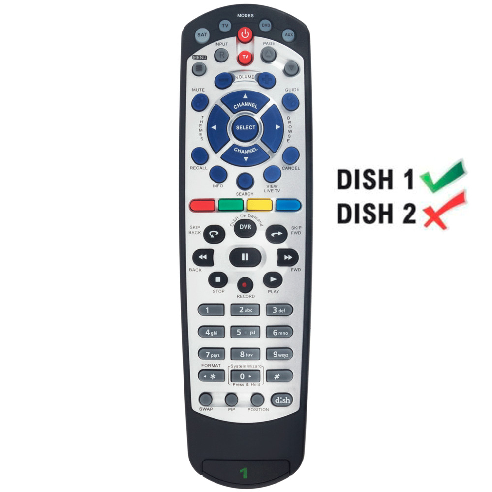 New Dish Network 21.1 IR Replace Remote Control for Dish Network 21.1 UHF