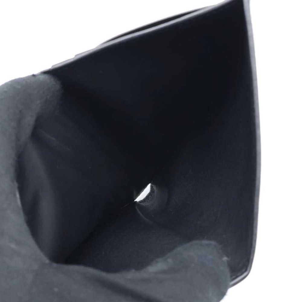 LOEWE Two-Fold Wallet Leather Black Anagram