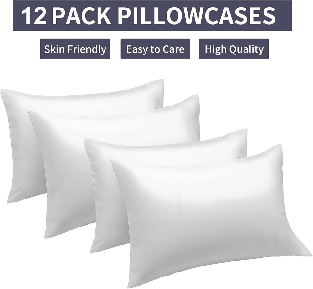 Queen Size Pillowcases Soft Brushed Microfiber Wrinkle Resistant