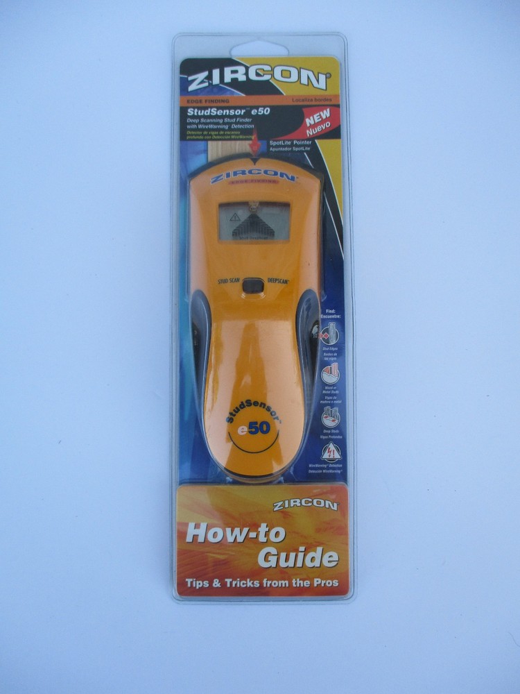 Zircon Edge Finding Stud Sensor e50 w/ Spotlite Pointer - New & Sealed