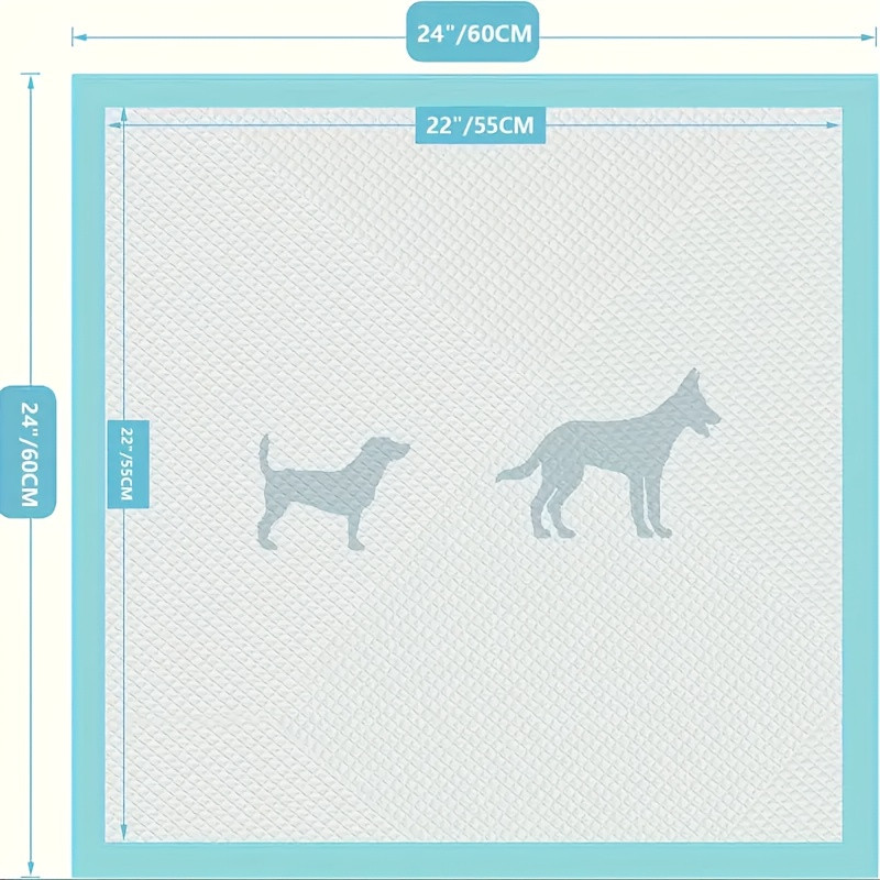 Pet training pads, absorbent and leak-proof, isolate odors