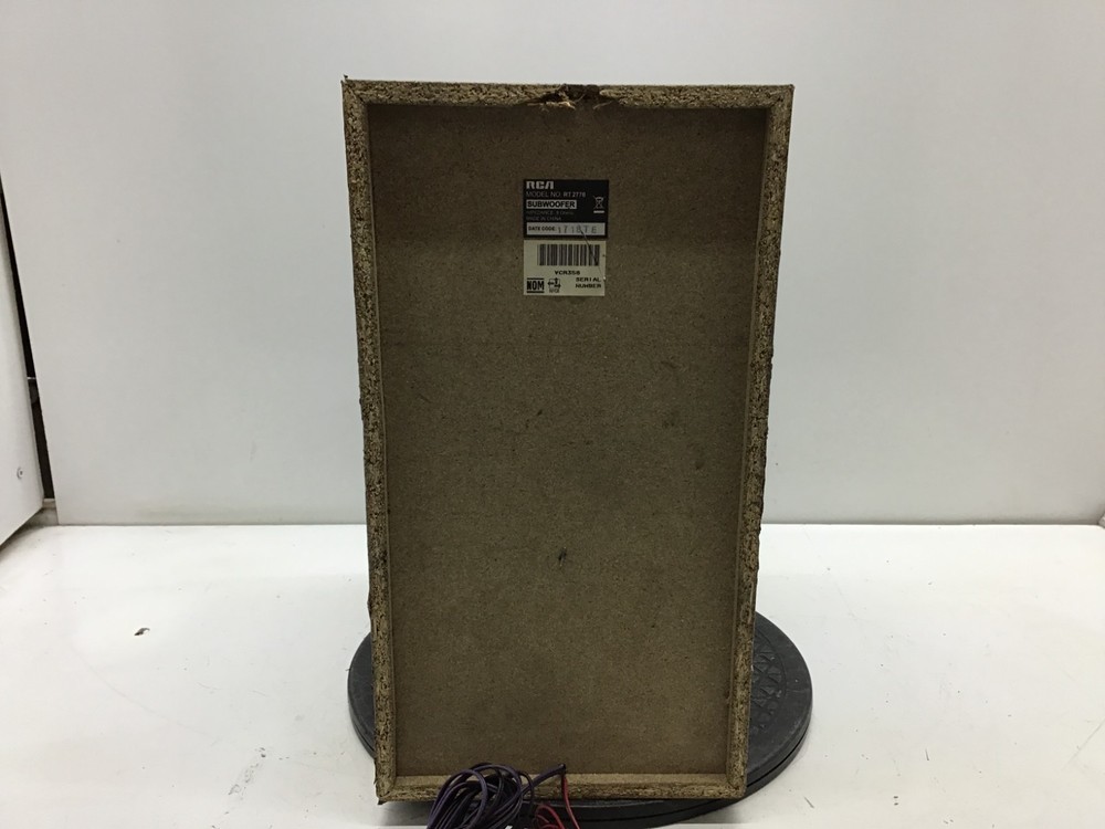 RCA RT770 Subwoofer - Tested