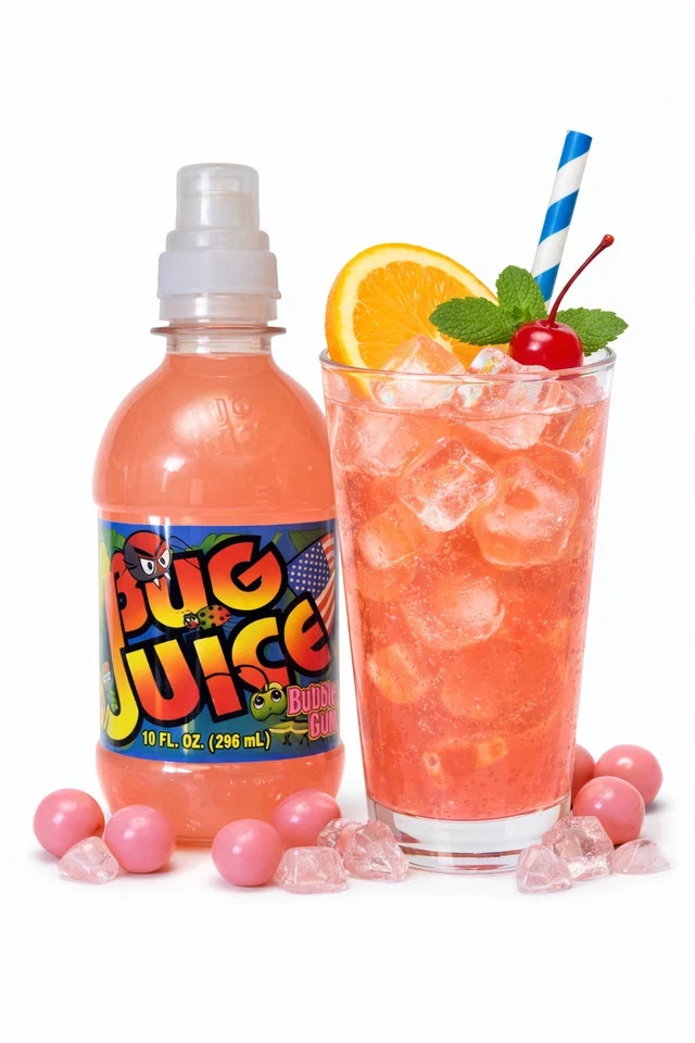 BUG JUICE BUBBLE GUM 10FL OZ BTL 24CT CASE