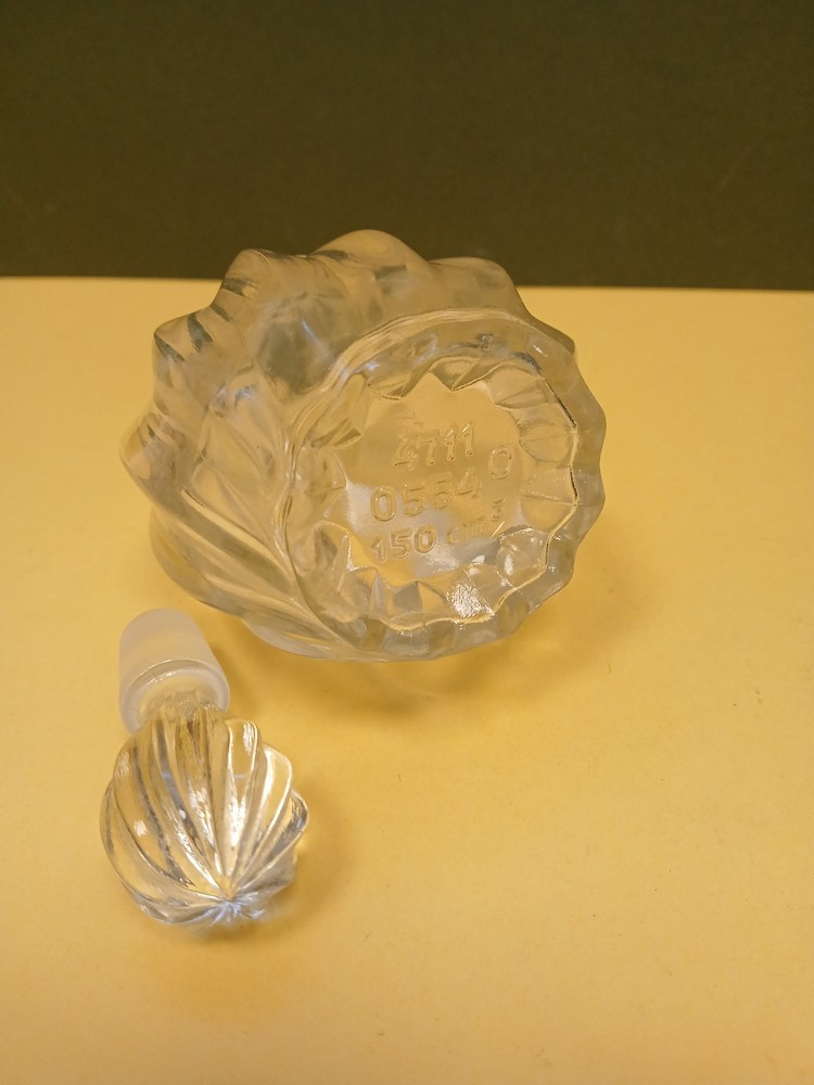 Vintage Glass Bottle with Stopper