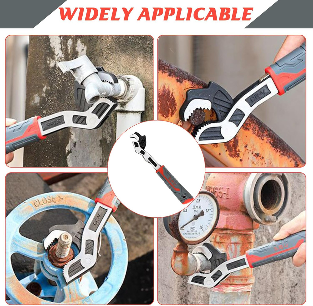 Multi-Function Adjustable Pipe , Self Adjusting , Quick Self-Adjusting Power Gri