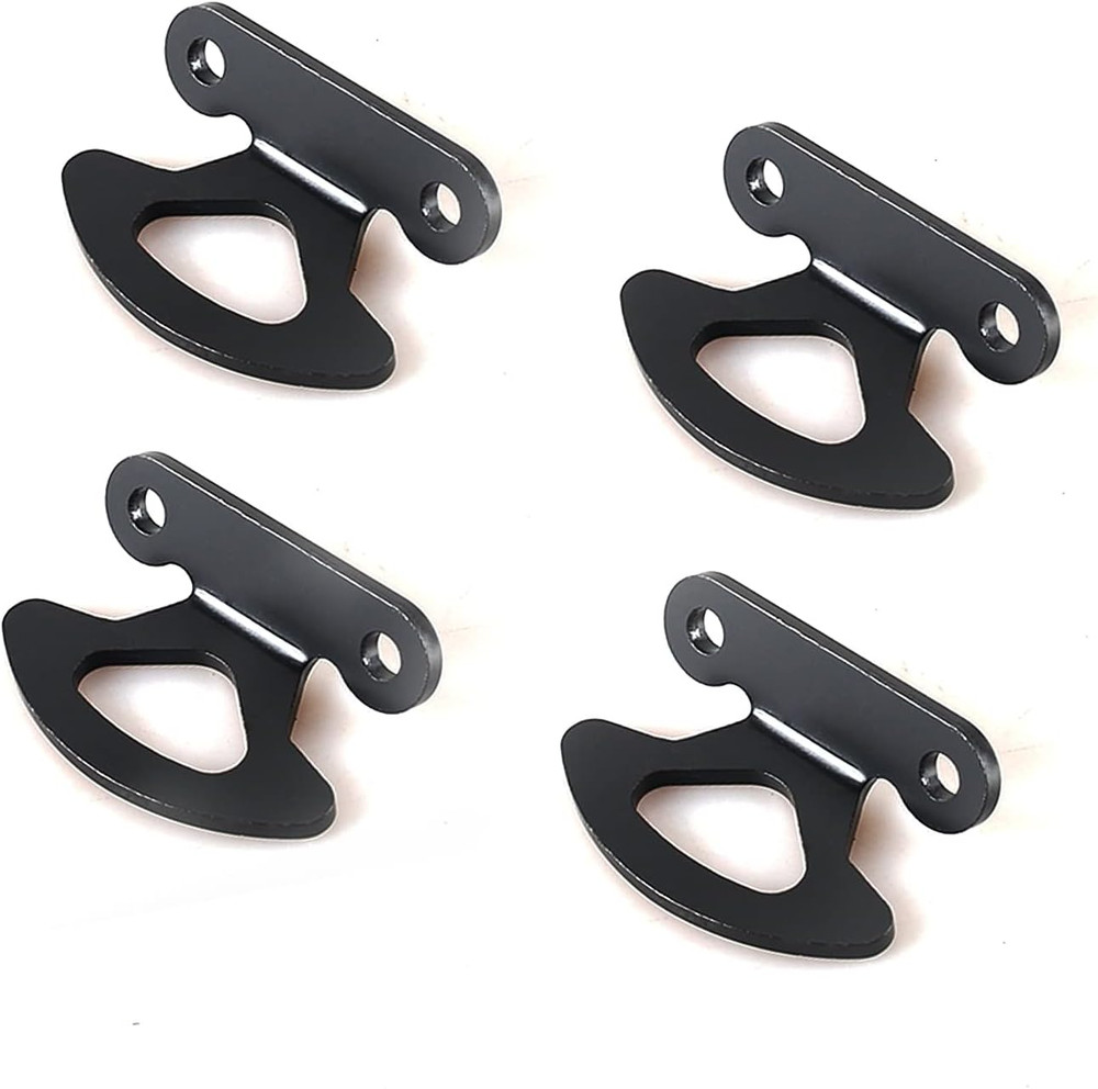 4-Pack Inner Bed Tie down Hooks Anchors Kit Compatible with F150 2000-2017 Style