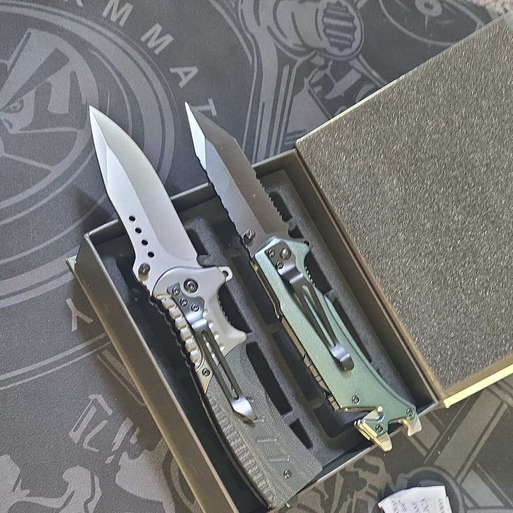 High Point EDC Summit Series Two Knife Set With Patch