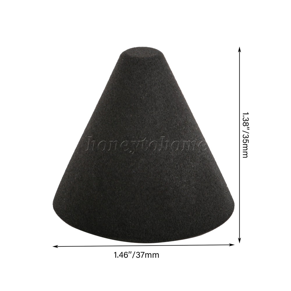 Electronic Drum Accessories Piezo Sponge Cone Black Plastic Pack of 5