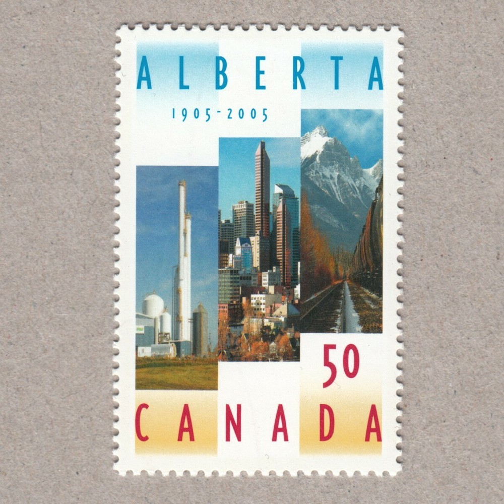 ALBERTA = MOUNT GRASSI = CALGARY'S SKYLINE = stamp MNH VF Canada 2005 #2116