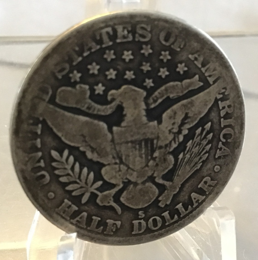 1914-S Barber Half Dollar, Good