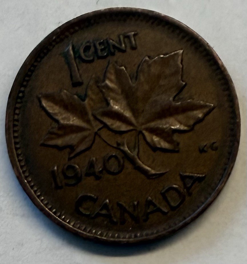 Canada 1940 Cent * Very Good Or Better