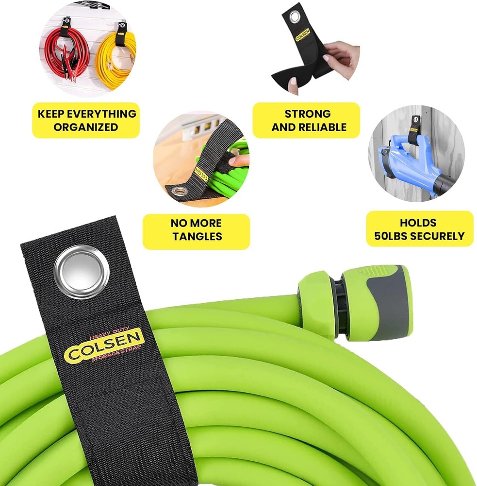 6 Pack Heavy Duty Storage Straps Cable Organizer RV
