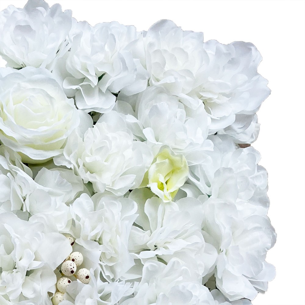 12x Artificial Flower Wall Panel Wedding Event Party Backdrop Flower Wall Panel