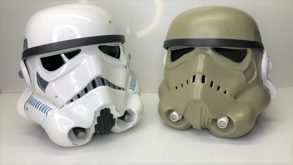 Stormtrooper Helmet (Polypropylene/HDPE) Full Kit. Screen Accurate