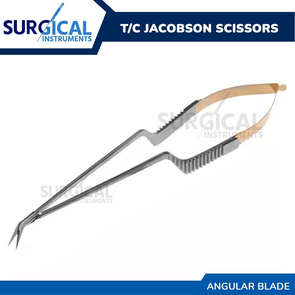 T/C Jacobson Scissors Bayonet Handle, Angular Blade German Grade