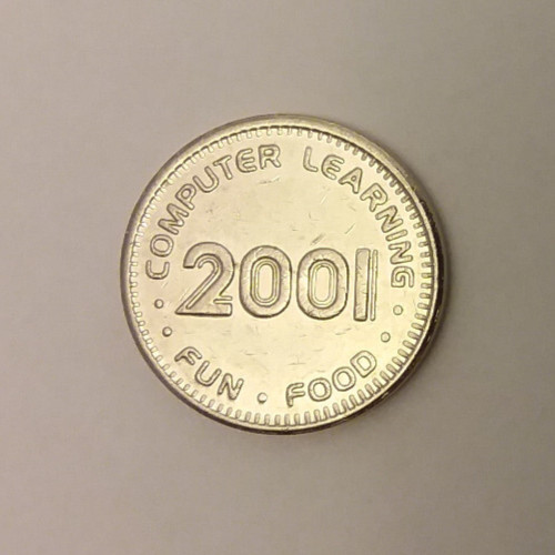 2001 Computer Learning Arcade Alexandria, VA Game Token 20mm