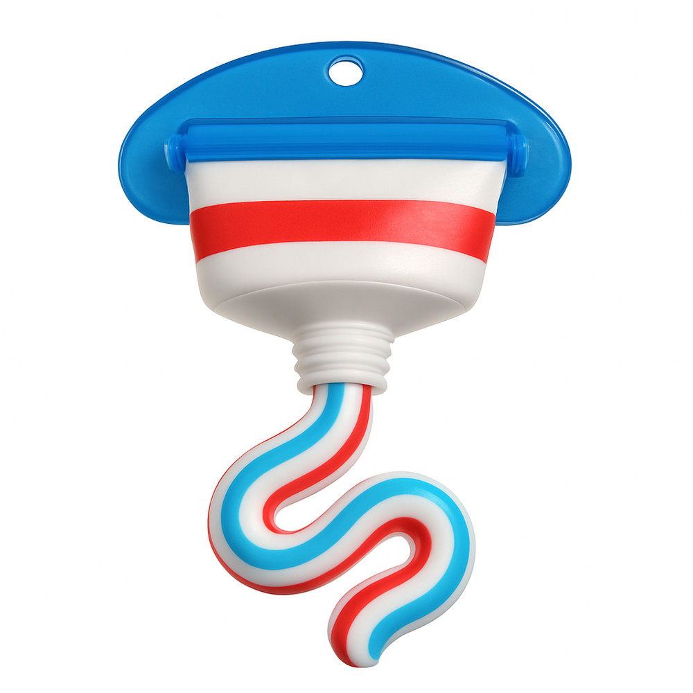 4-Piece Toothpaste Tube Squeezer Set - Save Every Drop, Multi-Purpose, No Waste