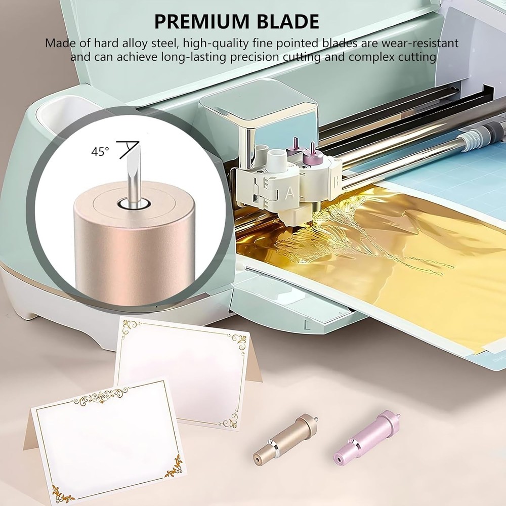 Gold Fine Point Blades with Housing for Maker & Explore Series - 6 Pack