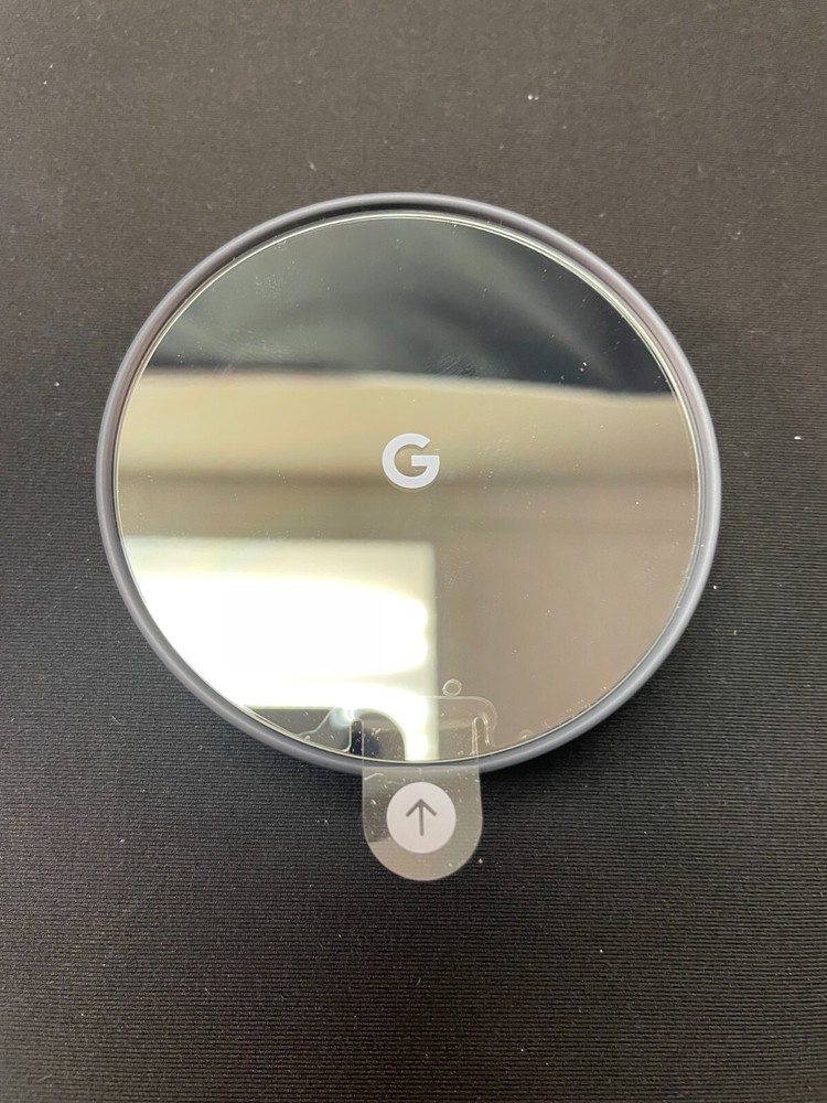 Google Nest G4CVZ Black Programmable Round App Control Bluetooth Thermostat