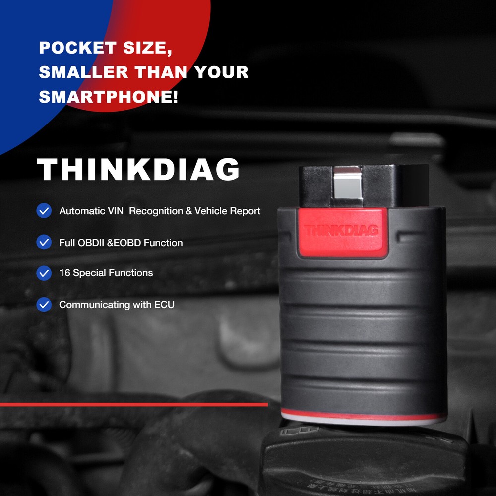 THINKDIAG Bidirectional Diagnostic Tool Full Software Free OBD2 Scanner Old Boot