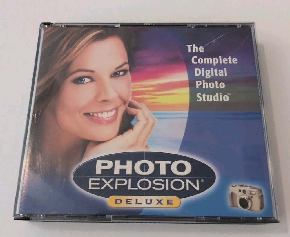 Photo Explosion Deluxe Complete Digital Photo Studio CD ROM B19